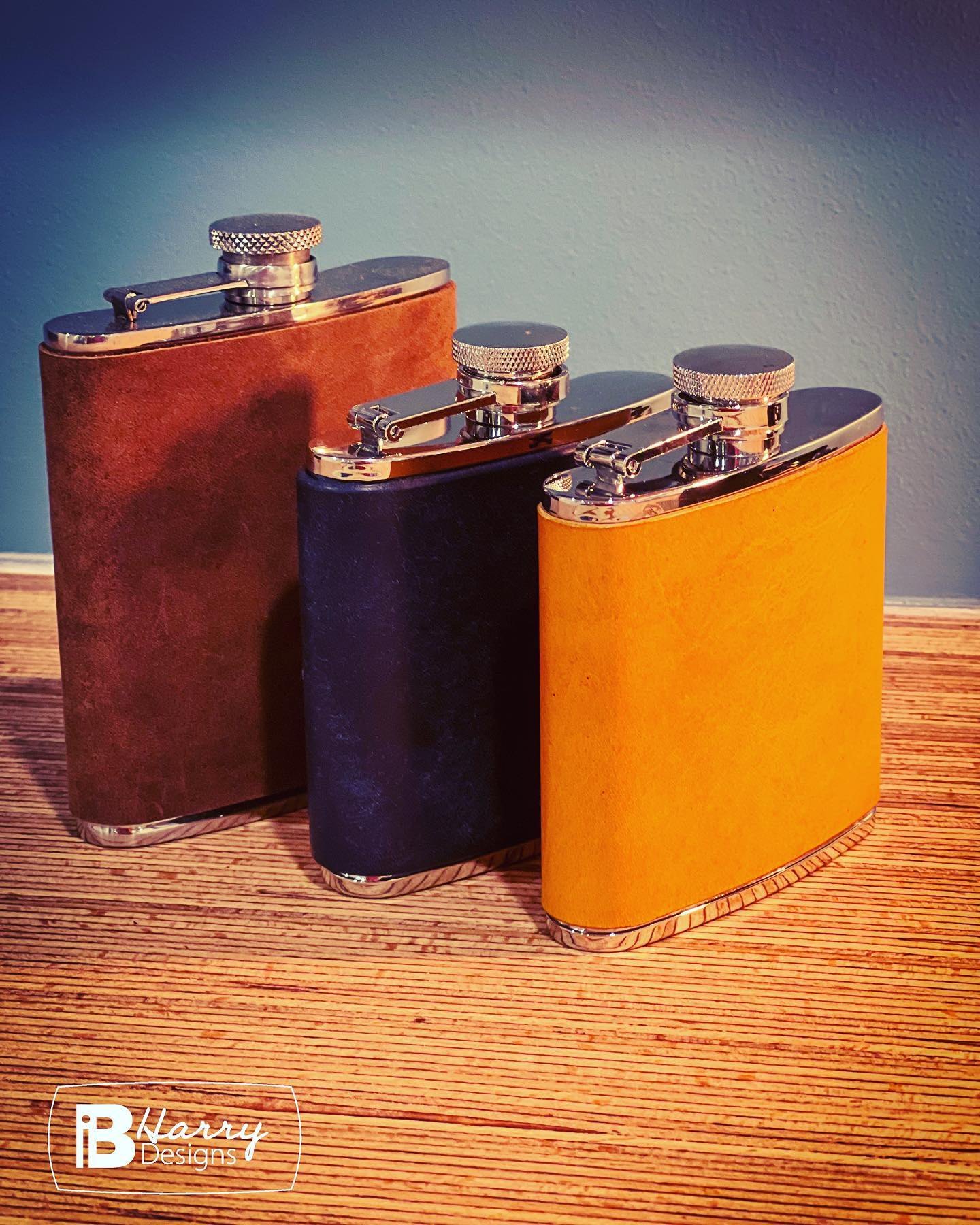 Leather Wrapped Flask